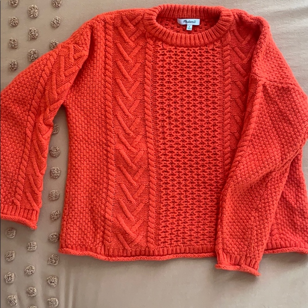 Madewell Cable Knit Sweater